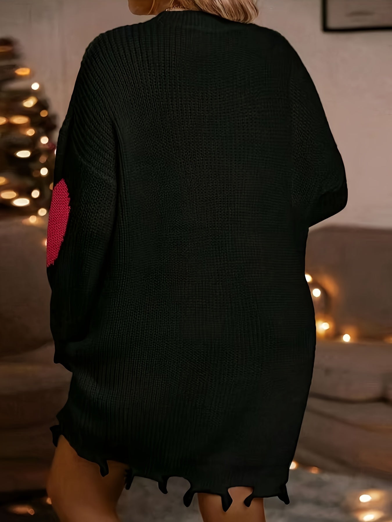 Robe pull élégante grande taille pour femme