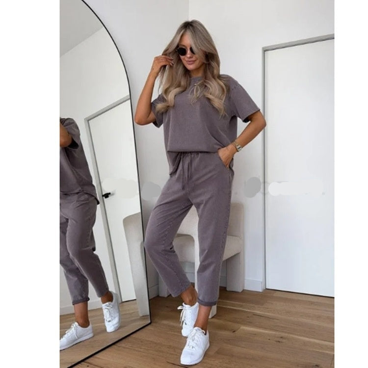 Ensemble Femme 2 Pièces Casual 7/8 Confort