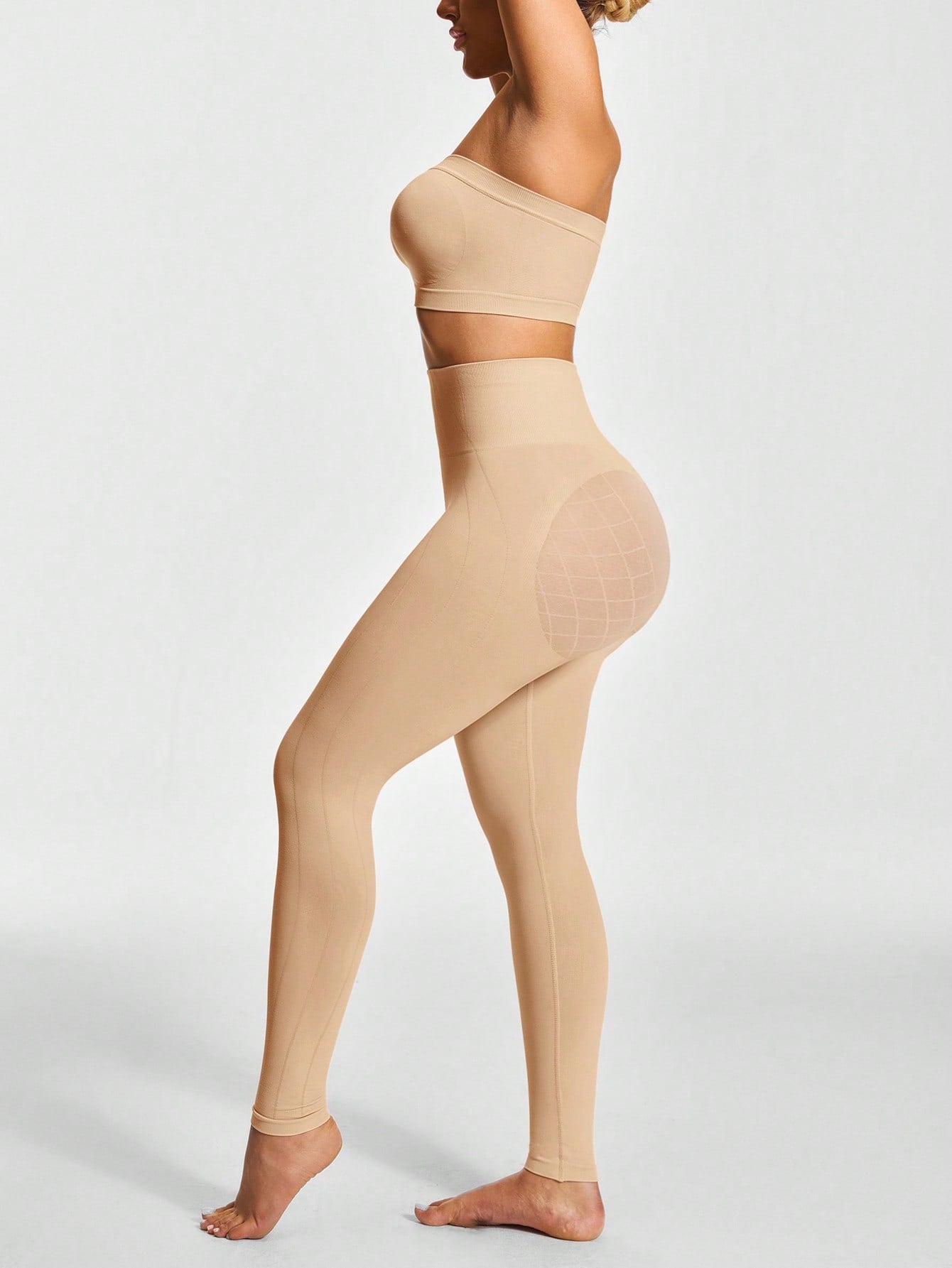 Legging Gainant Femme Taille Haute – Effet Push-Up & Ventre Plat