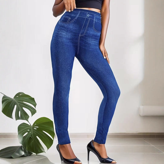 Legging Femme Yoga Taille Haute – Stretch Gainant à Motifs Imprimés