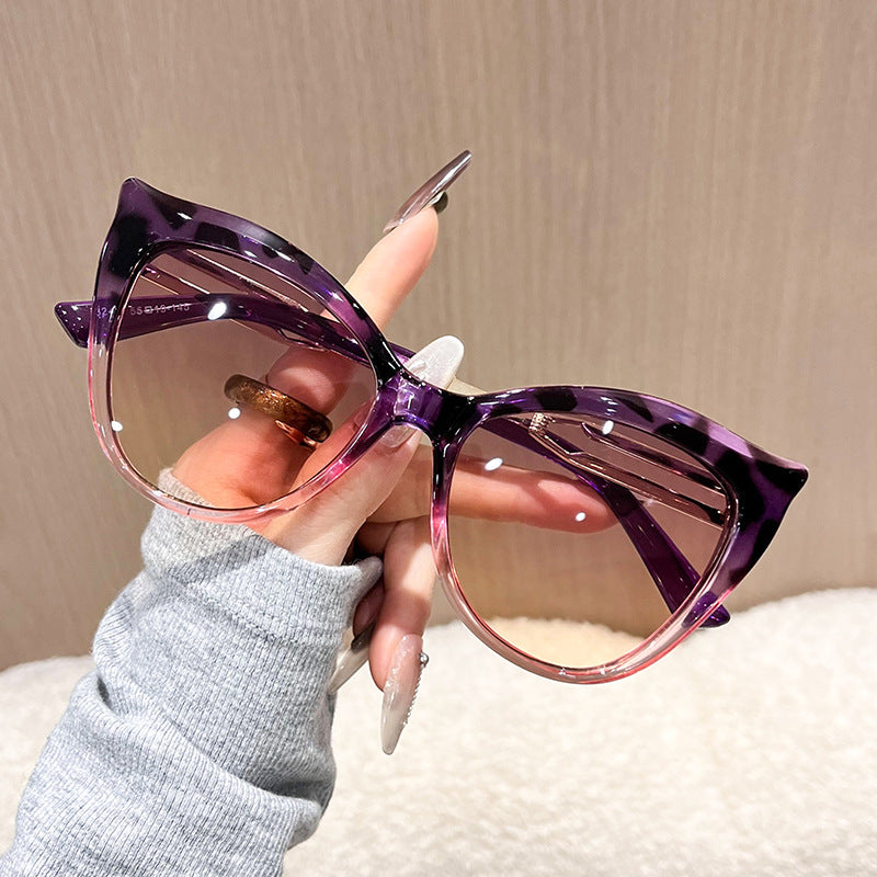 Lunettes de soleil oversize élégantes femme