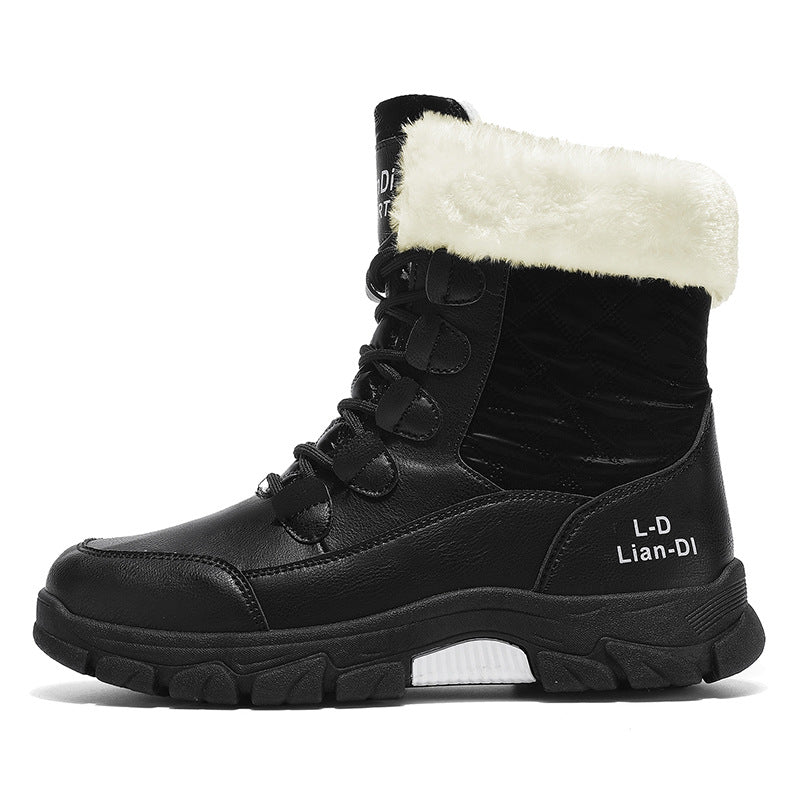 Bottes Homme Fourrées Antidérapantes – Hiver & Confort