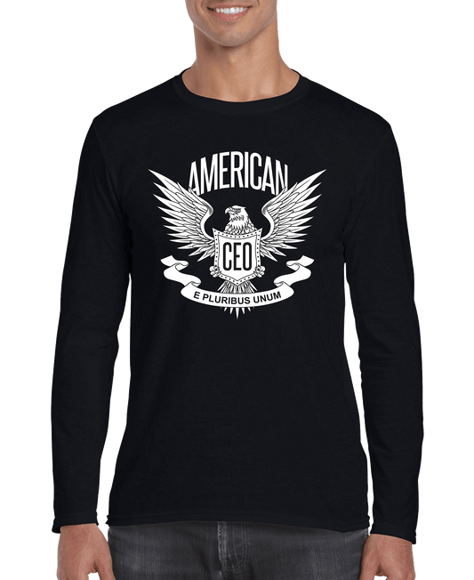 T-shirt manches longues “American CEO” – Style Aigle Vintage