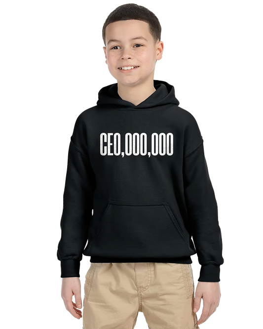 Sweat à capuche enfant “CEO,000,000” – Style urbain et tendance