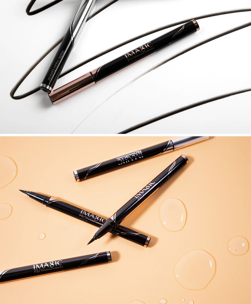 IMAGIC – Eyeliner waterproof mat noir longue tenue – Stylo eyeliner maquillage