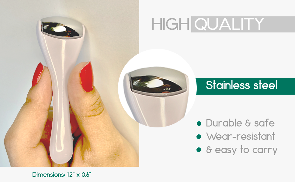 Rouleau de massage visage et yeux – effet froid anti-cernes & anti-fatigue