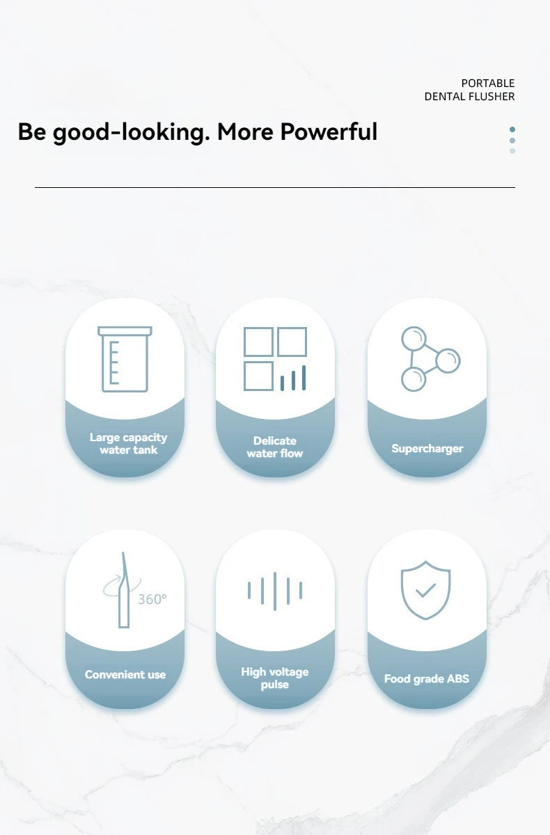 Hydropulseur dentaire manuel haute pression – Nettoyage efficace des dents