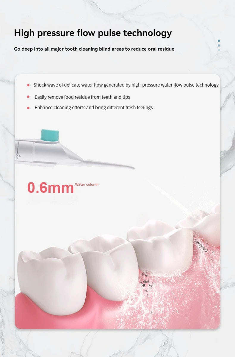 Hydropulseur dentaire manuel haute pression – Nettoyage efficace des dents