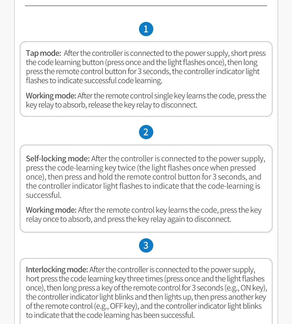 Commutateur sans fil avec télécommande 433Mhz, récepteur de relais DC 12V 1CH RF 10A et transmetteur 2CH pour serrure électromagnétique de porte