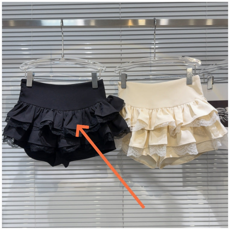 Jupe Courte Taille Haute Volants – Coupe Évasée & Style Féminin