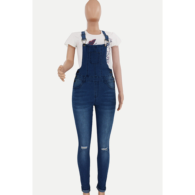 Salopette Jean Femme Slim Denim