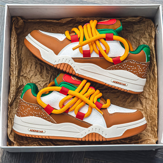 Baskets Homme Rétro Colorées – Style Urbain & Confort