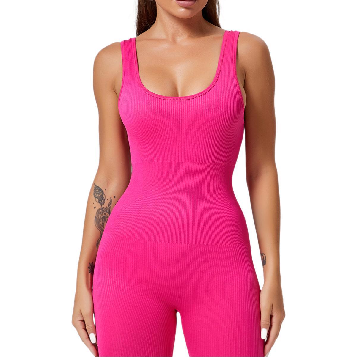 Combinaison Femme Sport Sculptante Sans Manches