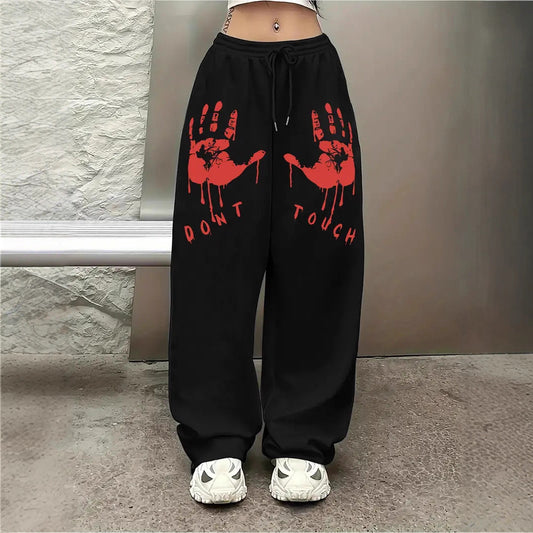 Jogging Femme Imprimé Streetwear – Confort & Style Urbain