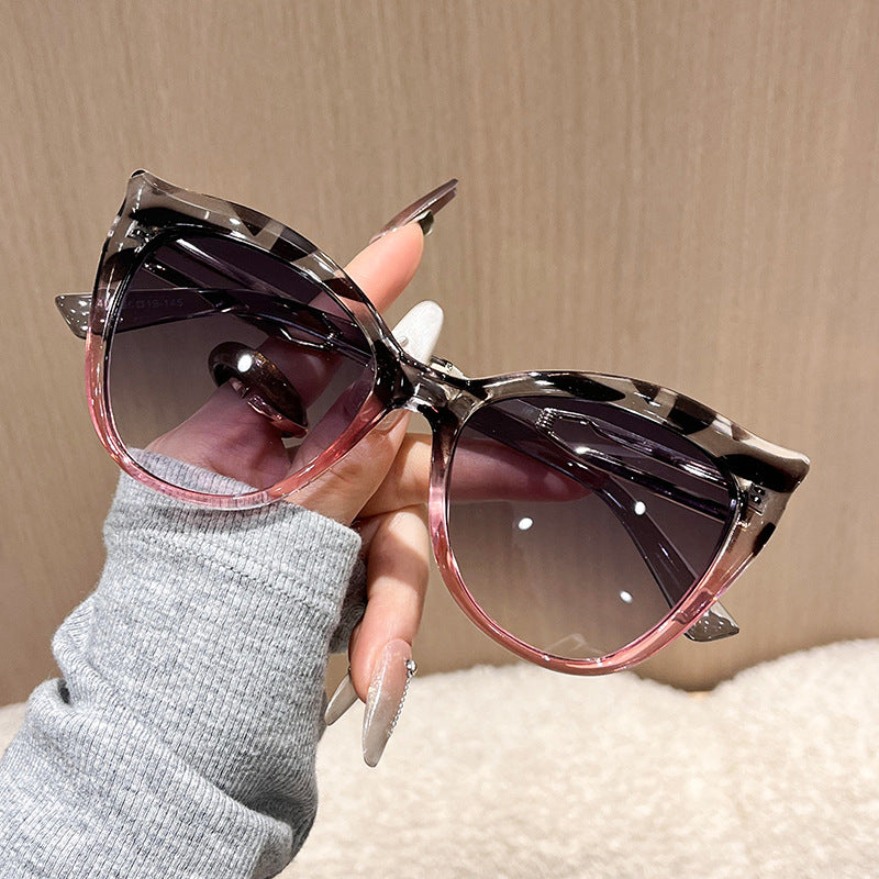 Lunettes de soleil oversize élégantes femme