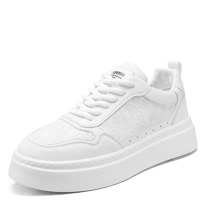 Baskets Homme Blanches Rehaussantes – Style & Confort
