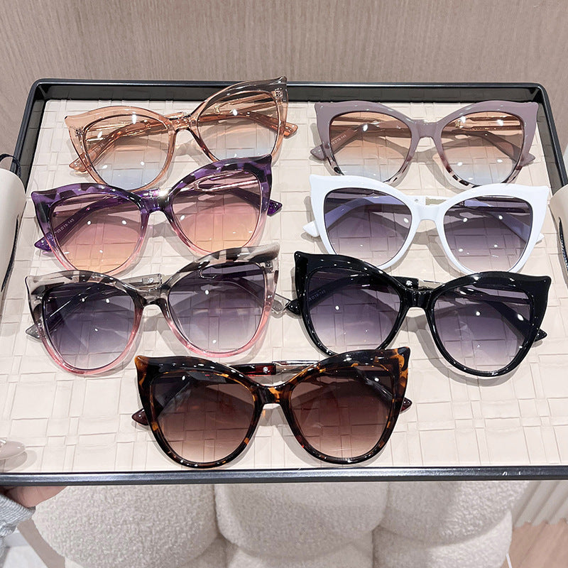 Lunettes de soleil oversize élégantes femme