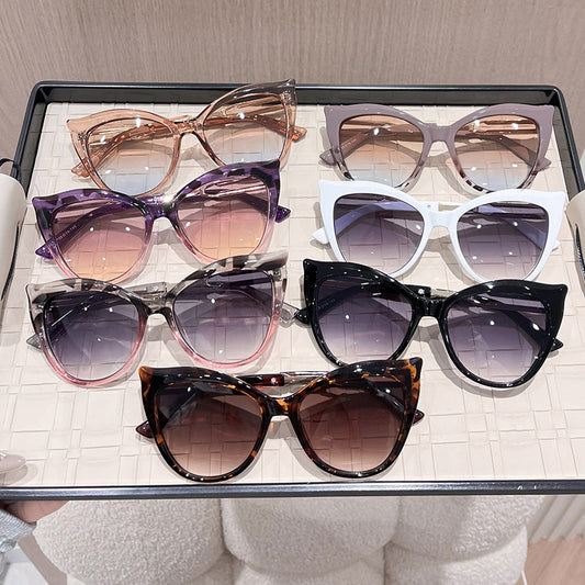 Lunettes de soleil oversize élégantes femme