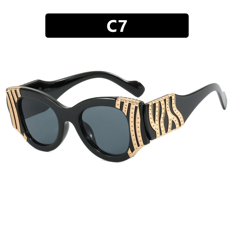Lunettes de soleil ovales tendance femme – Style minimaliste & chic