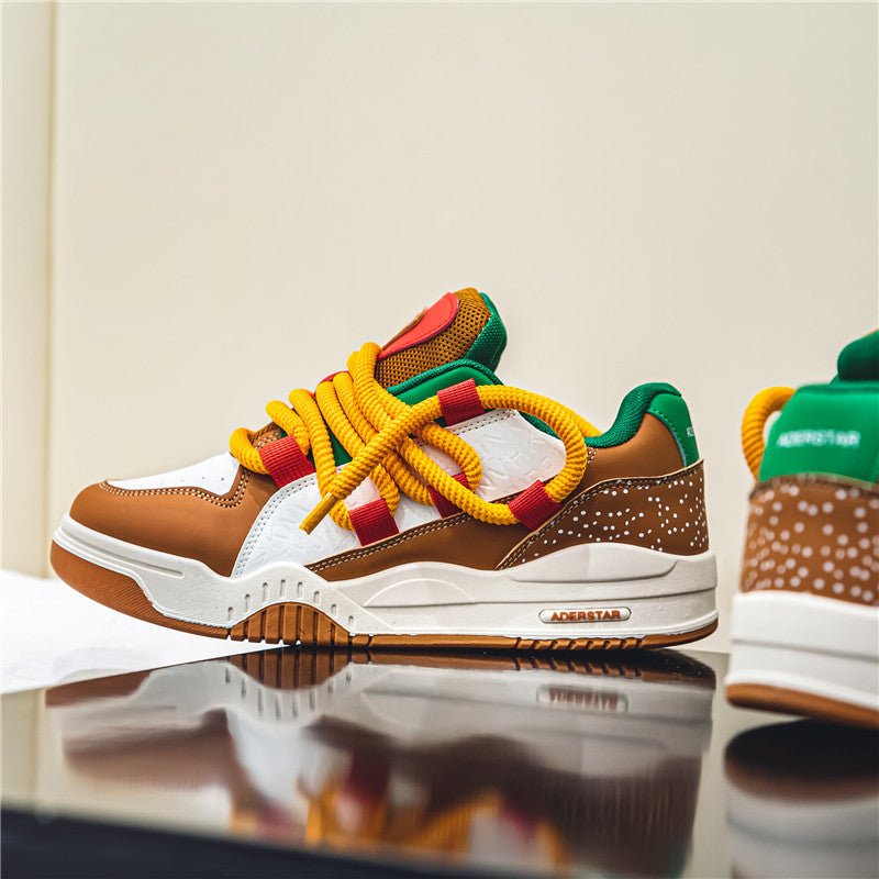 Baskets Homme Rétro Colorées – Style Urbain & Confort