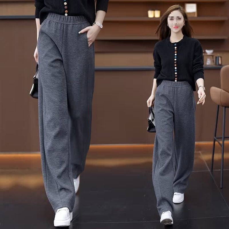 Pantalon Femme Coupe Large – Élégant & Confortable