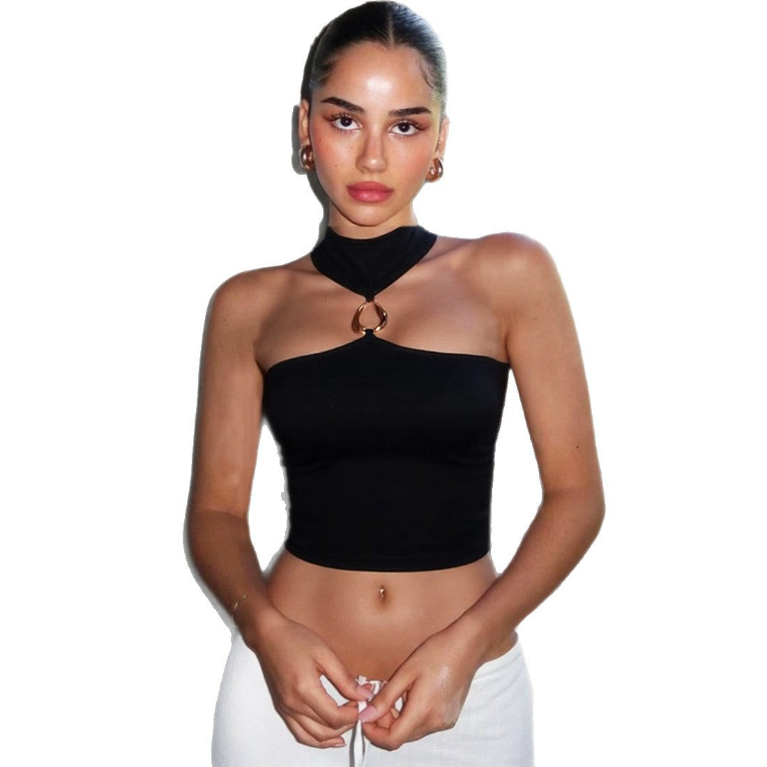 Top Dos Nu Élégant – Coupe Slim Femme