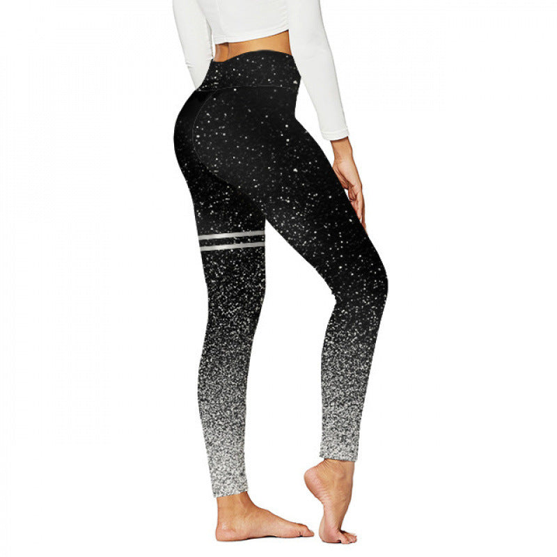 Legging Femme Yoga Taille Haute – Stretch Gainant à Motifs Imprimés