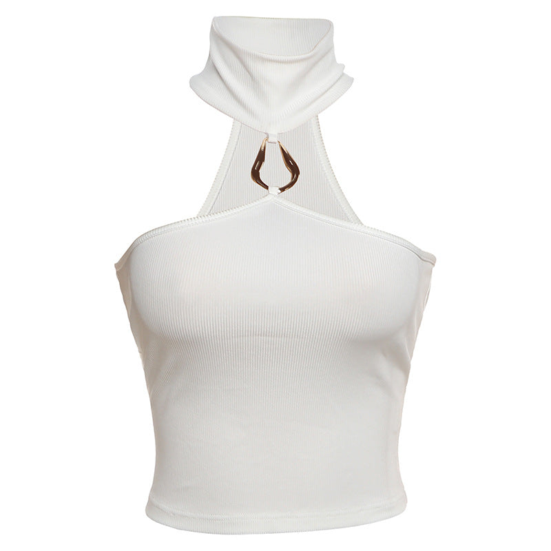 Top Dos Nu Élégant – Coupe Slim Femme